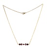 Gold filled ketting charoiet en granaat Gold filled ketting charoiet en granaat