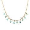 Gold filled ketting larimar bedeltjes Gold filled ketting larimar bedeltjes