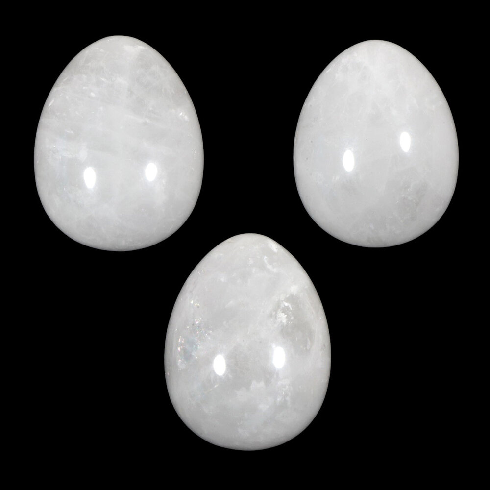 Bergkristal edelsteen ei 4,5 cm Bergkristal edelsteen ei 4,5 cm