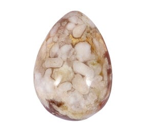Agaat (bloem) edelsteen ei 5 - 6 cm Agaat (bloem) edelsteen ei 5 - 6 cm