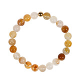 Golden healer (limonietkwarts) armband 18 cm | 8 mm kralen Golden healer (limonietkwarts) armband 18 cm | 8 mm kralen