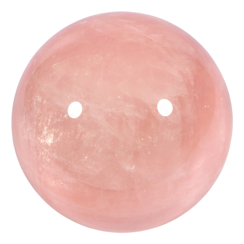 Rozenkwarts bol 105 mm | 1996 gram Rozenkwarts bol 105 mm | 1996 gram