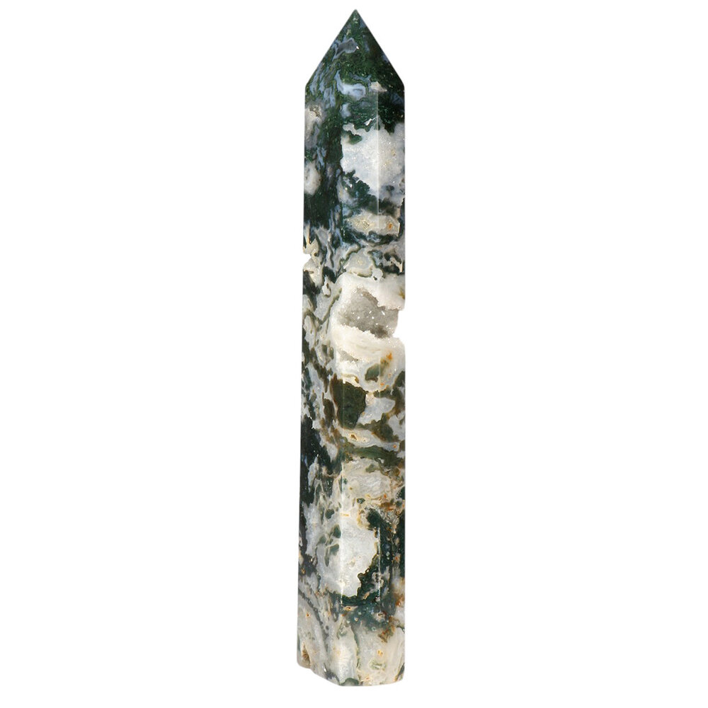 Mosagaat obelisk 40 x 7,2 x 4,3 cm | 2503 gram Mosagaat obelisk 40 x 7,2 x 4,3 cm | 2503 gram