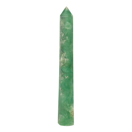 Fluoriet (groen) punt geslepen 24,8 x 3,6 x 3,2 cm | 472 gram Fluoriet (groen) punt geslepen 24,8 x 3,6 x 3,2 cm | 472 gram