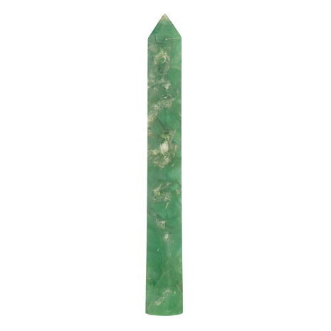 Fluoriet (groen) punt geslepen 24,8 x 3,6 x 3,2 cm | 472 gram Fluoriet (groen) punt geslepen 24,8 x 3,6 x 3,2 cm | 472 gram
