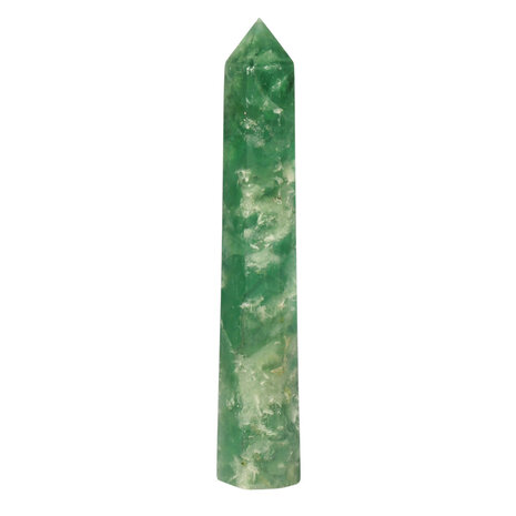 Fluoriet (groen) punt geslepen 24,5 x 4,3 x 3,6 cm | 765 gram Fluoriet (groen) punt geslepen 24,5 x 4,3 x 3,6 cm | 765 gram
