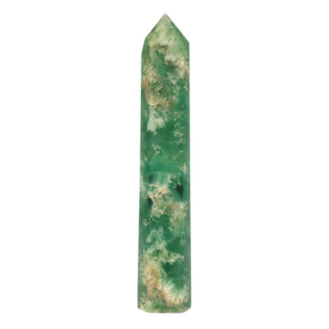 Fluoriet (groen) punt geslepen 24,5 x 4,5 x 3,7 cm | 817 gram