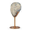 Celestien hart op goudkleurige standaard 11,7 x 10,9 x 4,9 cm | 1027 gram Celestien hart op goudkleurige standaard 11,7 x 10,9 x 4,9 cm | 1027 gram