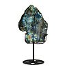 Labradoriet schijf gepolijst op standaard 15,8 x 12,2 x 1,7 cm | 639 gram Labradoriet schijf gepolijst op standaard 15,8 x 12,2 x 1,7 cm | 639 gram