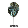 Labradoriet schijf gepolijst op standaard 16,5 x 12,3 x 1,5 cm | 788 gram Labradoriet schijf gepolijst op standaard 16,5 x 12,3 x 1,5 cm | 788 gram