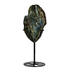 Labradoriet schijf gepolijst op standaard 16,5 x 12,3 x 1,5 cm | 788 gram Labradoriet schijf gepolijst op standaard 16,5 x 12,3 x 1,5 cm | 788 gram