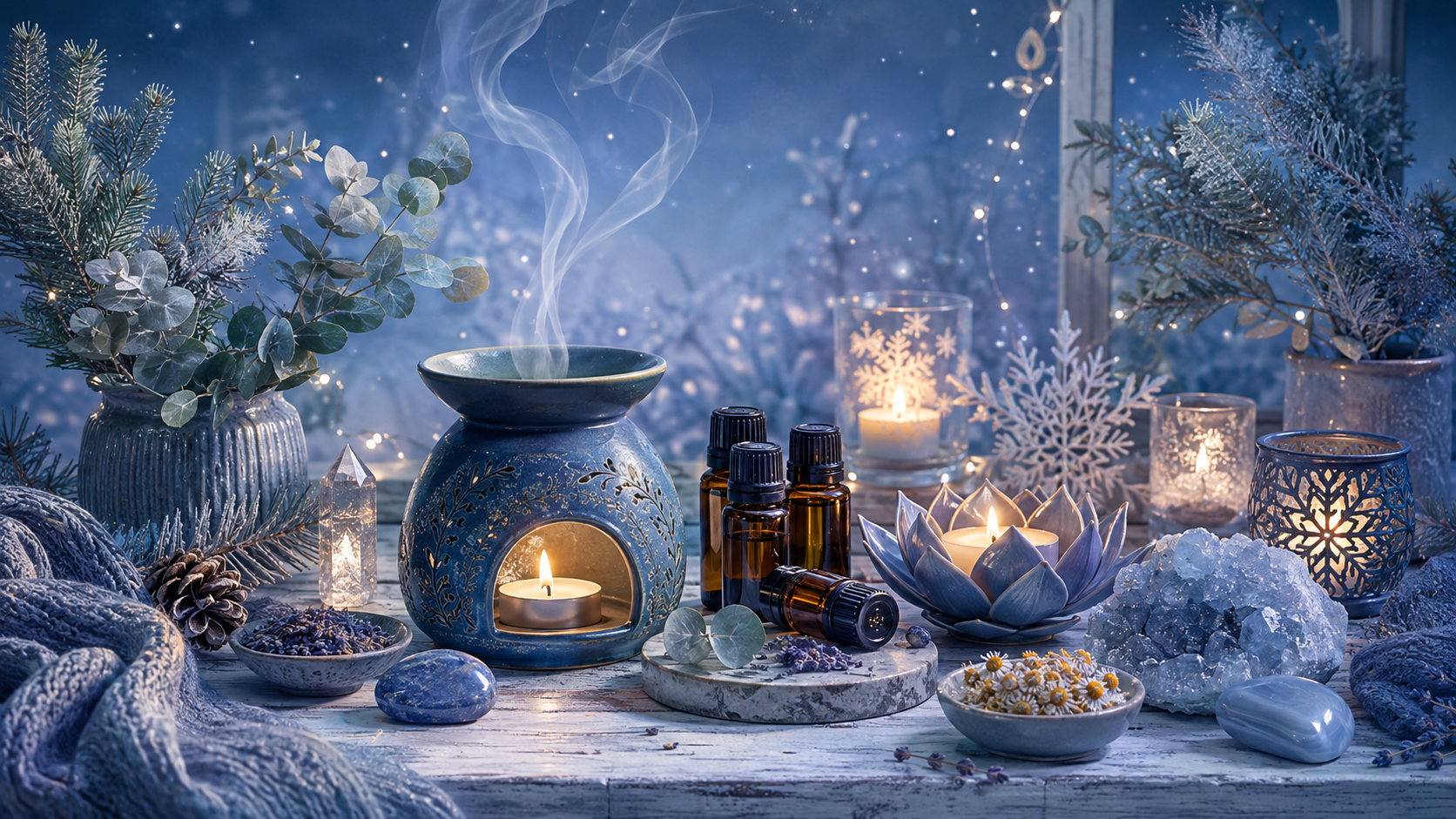 Aromatherapie in de winter – warmte, rust en natuurlijke ondersteuning