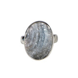 Zilveren ring chalcedoonroosje maat 18 1/2 (verstelbaar) | ovaal 2,1 x 1,5 cm Zilveren ring chalcedoonroosje maat 18 1/2 (verstelbaar) | ovaal 2,1 x 1,5 cm