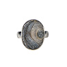 Zilveren ring chalcedoonroosje maat 20 (verstelbaar) | ovaal 2 x 1,5 cm Zilveren ring chalcedoonroosje maat 20 (verstelbaar) | ovaal 2 x 1,5 cm