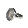 Zilveren ring chalcedoonroosje maat 20 (verstelbaar) | ovaal 2 x 1,5 cm Zilveren ring chalcedoonroosje maat 20 (verstelbaar) | ovaal 2 x 1,5 cm