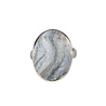 Zilveren ring chalcedoonroosje maat 18 (verstelbaar) | ovaal 2,1 x 1,6 cm Zilveren ring chalcedoonroosje maat 18 (verstelbaar) | ovaal 2,1 x 1,6 cm