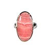 Zilveren ring rhodochrosiet (licht verstelbaar) maat 18 | ovaal 2,6 x 1,4 cm Zilveren ring rhodochrosiet (licht verstelbaar) maat 18 | ovaal 2,6 x 1,4 cm