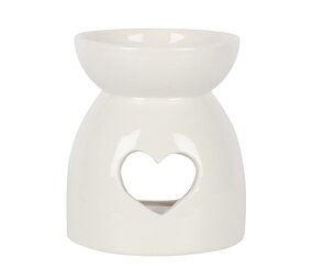 Geurbrander hart | olie- en waxbrander Geurbrander hart | olie- en waxbrander