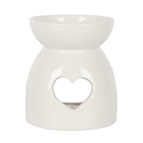 Geurbrander hart | olie- en waxbrander Geurbrander hart | olie- en waxbrander