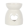 Geurbrander hart | olie- en waxbrander Geurbrander hart | olie- en waxbrander