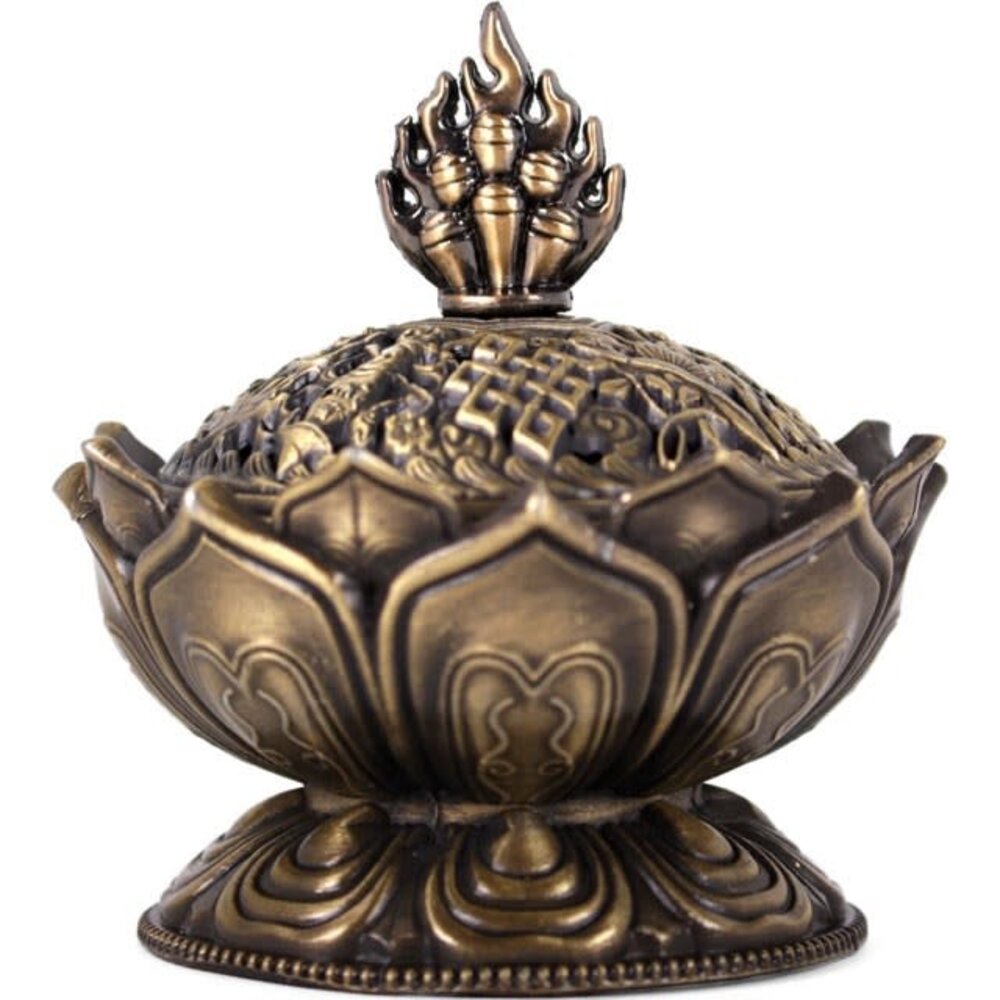 Wierookhouder lotus voor kegelwierook Wierookhouder lotus voor kegelwierook