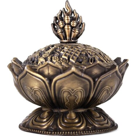 Wierookhouder lotus voor kegelwierook Wierookhouder lotus voor kegelwierook
