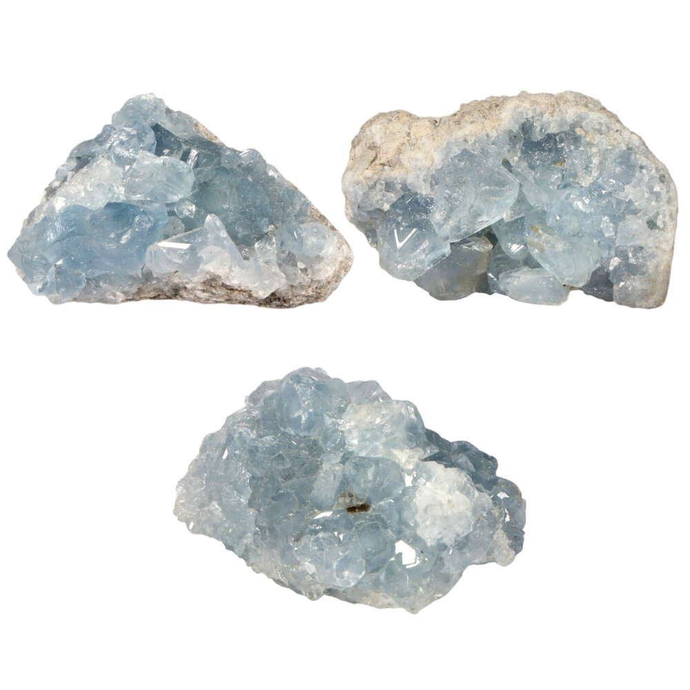Celestien cluster 100 - 175 gram Celestien cluster 100 - 175 gram