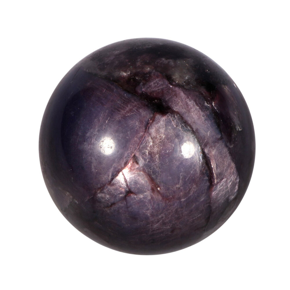 Lepidoliet A-kwaliteit bol 63 mm | 354 gram