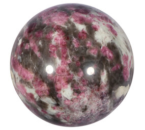 Lepidoliet met roze toermalijn (unicorn stone) bol 115 mm | 2642 gram Lepidoliet met roze toermalijn (unicorn stone) bol 115 mm | 2642 gram