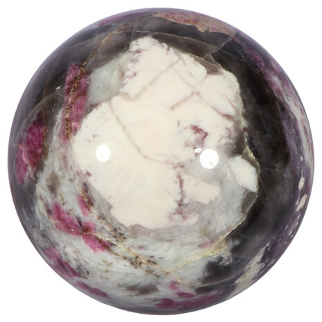 Lepidoliet met roze toermalijn (unicorn stone) bol 115 mm | 2642 gram Lepidoliet met roze toermalijn (unicorn stone) bol 115 mm | 2642 gram