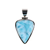 Zilveren hanger larimar | driehoek 2,7 x 2,1 cm Zilveren hanger larimar | driehoek 2,7 x 2,1 cm