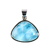 Zilveren hanger larimar | driehoek 2,4 x 1,9 cm Zilveren hanger larimar | driehoek 2,4 x 1,9 cm