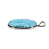 Zilveren hanger larimar | ovaal 3,4 x 2,8 cm Zilveren hanger larimar | ovaal 3,4 x 2,8 cm