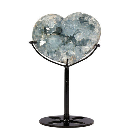 Celestien hart op standaard 8,6 x 6,7 x 5,2 cm | 521 gram Celestien hart op standaard 8,6 x 6,7 x 5,2 cm | 521 gram