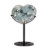 Celestien hart op standaard 8,6 x 6,7 x 5,2 cm | 521 gram Celestien hart op standaard 8,6 x 6,7 x 5,2 cm | 521 gram
