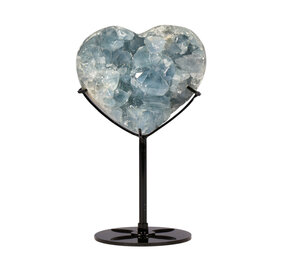 Celestien hart op standaard 9,3 x 7,9 x 5,3 cm | 636 gram Celestien hart op standaard 9,3 x 7,9 x 5,3 cm | 636 gram