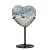 Celestien hart op standaard 9,2 x 8,7 x 5,3 cm | 758 gram Celestien hart op standaard 9,2 x 8,7 x 5,3 cm | 758 gram