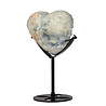 Celestien hart op standaard 9,2 x 8,7 x 5,3 cm | 758 gram Celestien hart op standaard 9,2 x 8,7 x 5,3 cm | 758 gram