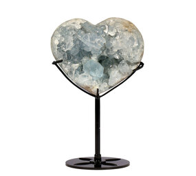 Celestien hart op standaard 10 x 8,7 x 4,8 cm | 771 gram Celestien hart op standaard 10 x 8,7 x 4,8 cm | 771 gram