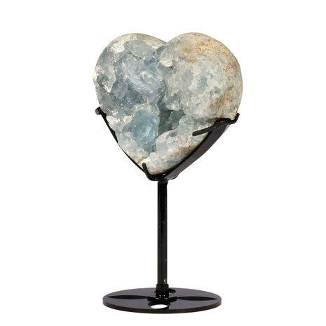 Celestien hart op standaard 10 x 8,7 x 4,8 cm | 771 gram Celestien hart op standaard 10 x 8,7 x 4,8 cm | 771 gram