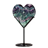 Fluoriet (multi) hart op standaard 12,6 x 15 x 1,9 cm | 785 gram