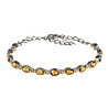 Zilveren armband citrien | ovaal facet 6 x 4 mm Zilveren armband citrien | ovaal facet 6 x 4 mm