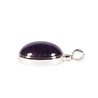 Zilveren hanger amethist | rond 2,1 cm Zilveren hanger amethist | rond 2,1 cm
