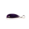 Zilveren hanger amethist | druppel 2,5 x 1,5 cm Zilveren hanger amethist | druppel 2,5 x 1,5 cm