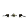 Zilveren ring moldaviet maat 18 1/2 | ovaal 9 x 7 mm Zilveren ring moldaviet maat 18 1/2 | ovaal 9 x 7 mm