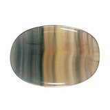 Fluoriet (regenboog) steen plat gepolijst