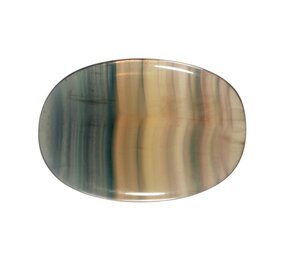 Fluoriet (regenboog) steen plat gepolijst Fluoriet (regenboog) steen plat gepolijst