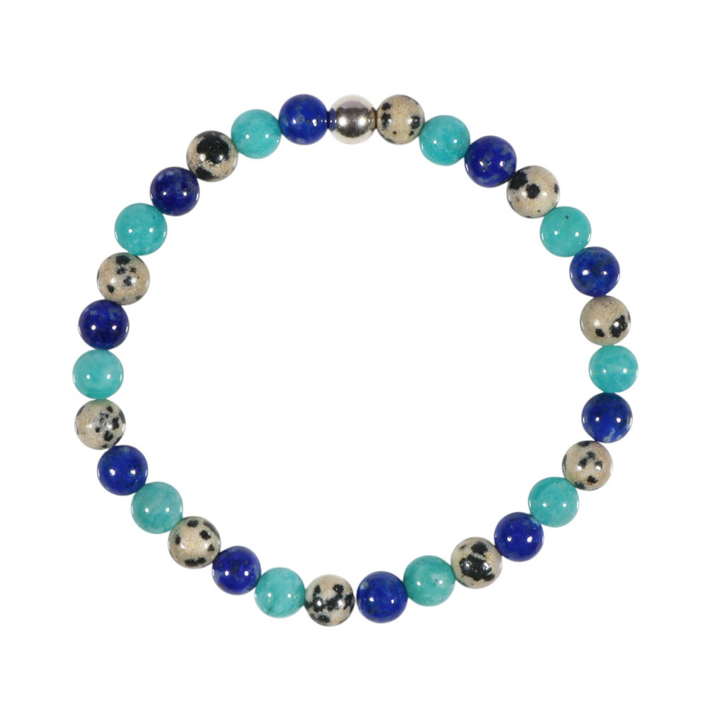 Armband sterrenbeeld maagd 18 cm | 6 mm kralen
