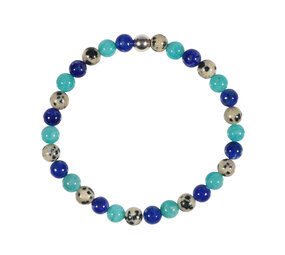 Armband sterrenbeeld maagd 18 cm | 6 mm kralen