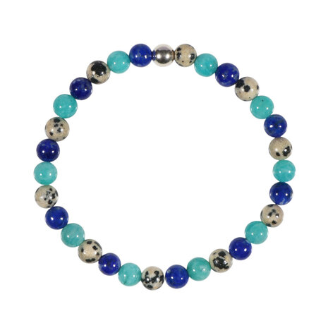Armband sterrenbeeld maagd 18 cm | 6 mm kralen